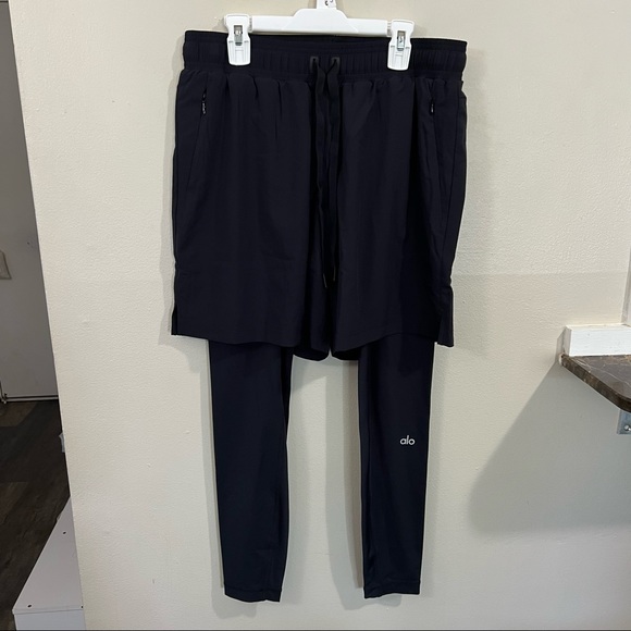 Alo yoga Stability 2-In-1 Pant black - Picture 5 of 10